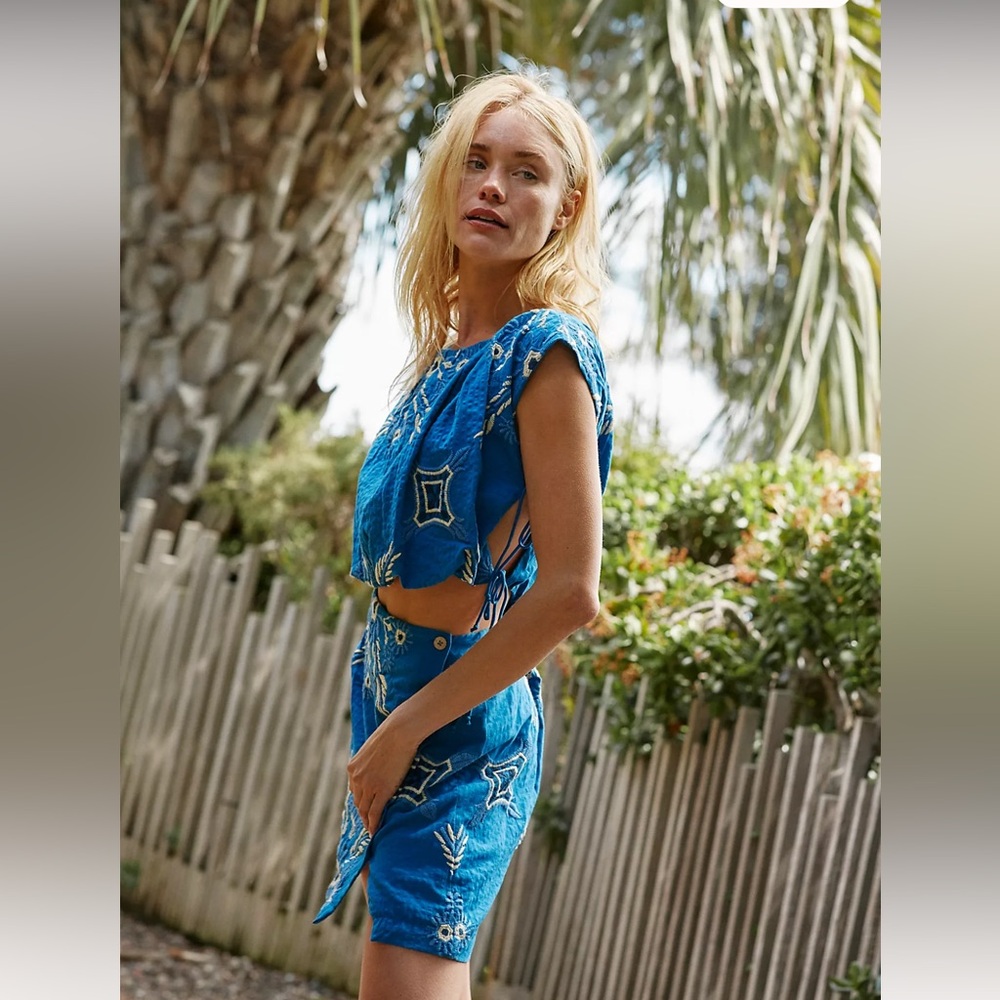 Free People Sardinia Sun Mini Dress